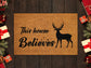 This House Believes Doormat, Merry Christmas Coir Door Mat, Front Door Mat, Outdoor Mats, Funny Doormat, Welcome Mats, Christmas Coir Mats