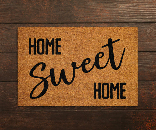 Sweet Home Doormat, Hello Sweet Home Doormat, Home Welcome Doormat, Sweet Home Coir Mat, Home Decor Sweet Home Mat, Front Door Mats