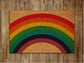Under the Rainbow Door Mat, Rainbow Coir Door Mats, Funny Doormat, Welcome Rainbow Outdoor Mat