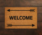 Welcome Arrow Doormats,  Welcome Doormat, Welcome Mats, Arrow Welcome Doormat, Arrow Door Mat, Welcome and Arrows Doormats, Funny Doormat