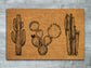 Dessert Cactus Doormat, Welcome Doormats, Cactuses Doormats, Cactus Coir Mats, Welcome Funny Door Mats