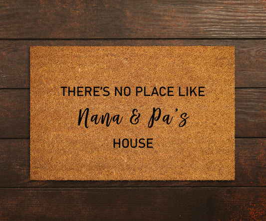 Nana and Pa's Doormats, Nana Doormats, Pa Door mat, New home gift, Love Family Doormat,  Door Mats,