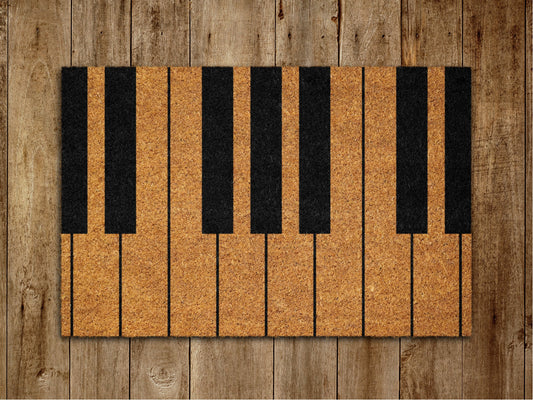 Piano Door Mat, Piano Door Mat Door Mat Door Mats, Funny Doormat, Welcome Outdoor Coir Mats Gift Doormat Housewarming Gift