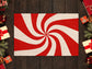 Christmas Peppermint, Christmas Snow Coir Door Mat, Front Door Mat, Outdoor Mats, Peppermint Funny Doormat, Welcome Mats, Coir Mats