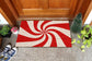 Christmas Peppermint, Christmas Snow Coir Door Mat, Front Door Mat, Outdoor Mats, Peppermint Funny Doormat, Welcome Mats, Coir Mats