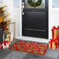 Gingerbread and Peppermints, Christmas Snow Coir Door Mat, Front Door Mat, Outdoor Mat, Funny Doormat, Gingerbread and Peppermints Coir Mat