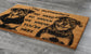 The Rottweilers Door Mat, We Know You ARE Here Rottweilers Dog Breed Door Mats, Funny Corgi Doormat, Welcome Mats