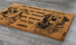 The Golden Retrievers Coir Door Mat, Funny The Golden Retrievers Dogs Door Mats, We Know You ARE Here  The Golden Retrievers Outdoor Doormat