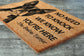 Boston Terrier Door Mat, Boston Terrier We Know You ARE Here Spring Door Mats, Boston Terrier Doormat, Welcome Boston Terrier Coir Mats