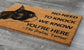 Boston Terrier Door Mat, The Boston Terrier We Know You ARE Here Spring Door Mats, Boston Terriers Doormat, Welcome Boston Terrier Coir Mats