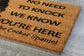 Spaniel Door Mat, The Cocker Spaniel We Know You ARE Here Spring Door Mats, Cocker Spaniel Doormat, Welcome Cocker Spaniel Coir Mats