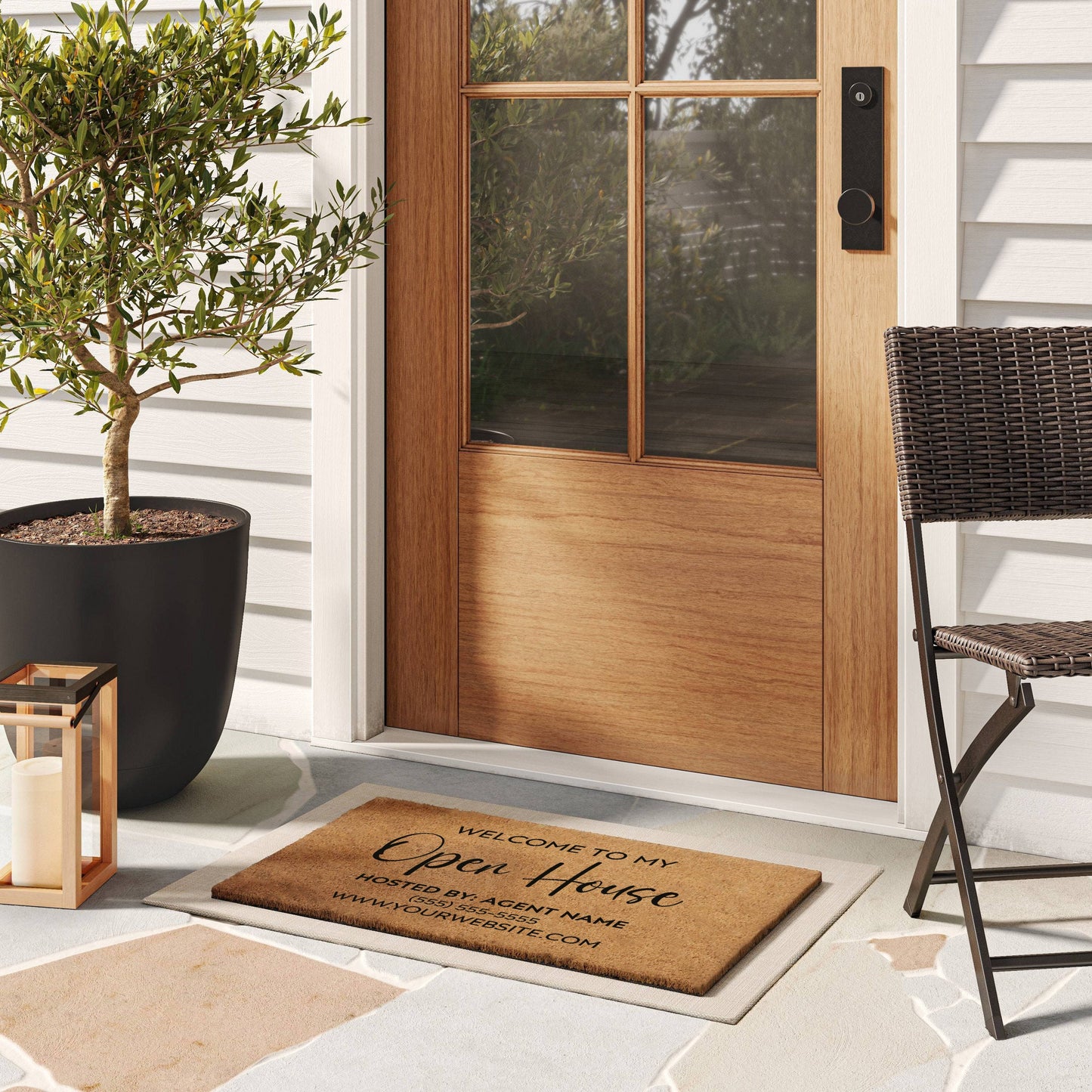 Open House, Open House Coir Door Mat, Front Door Mat, Outdoor Mats, Funny Doormat, Welcome Mats, Coir Mats s-1111-OH