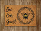 Bee Door Mat, Bee Spring Door Mats, Our Guest Funny Doormat, Welcome Mats