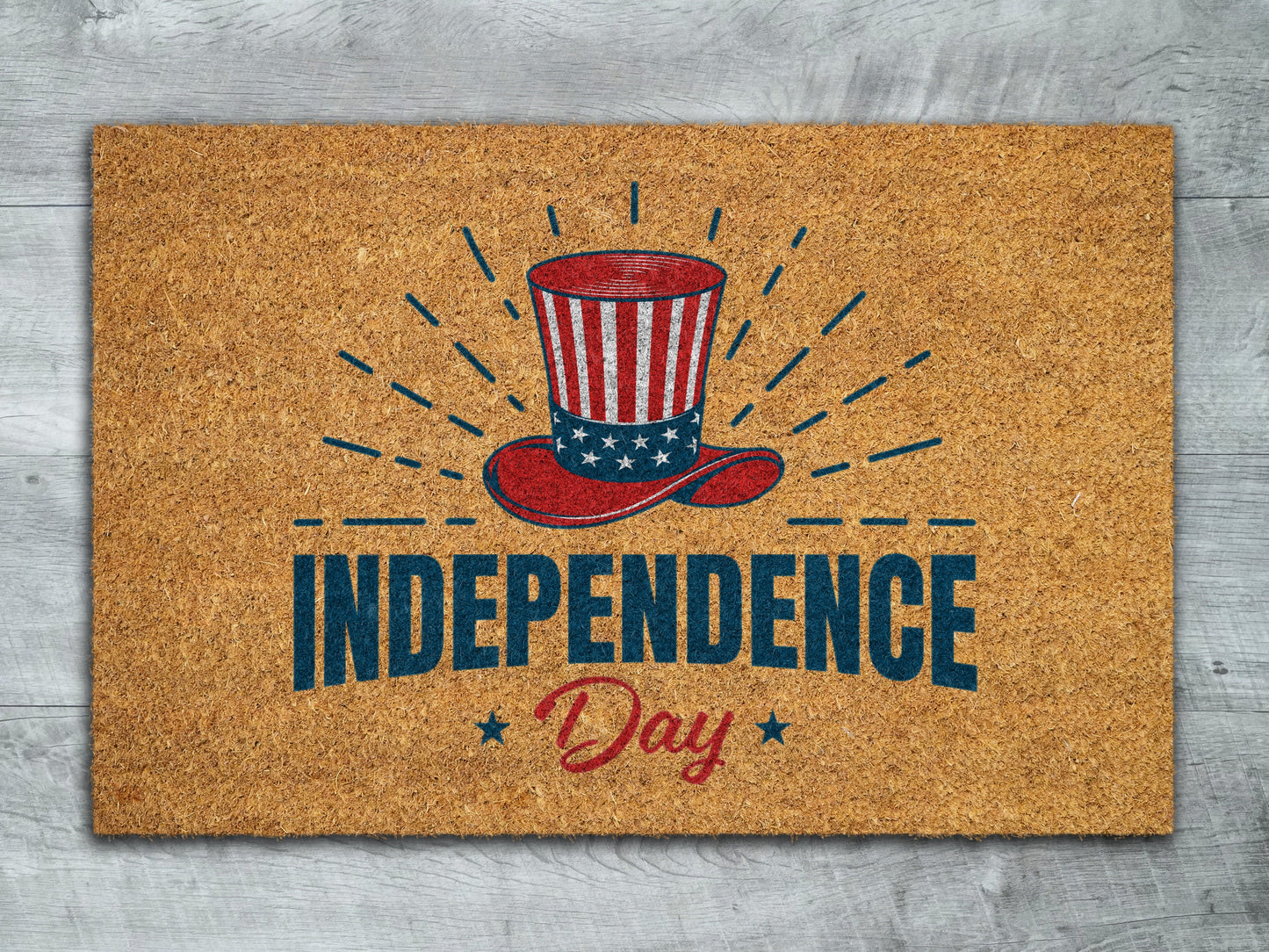 Independence Day Mat, USA Flag Door Mat, Patriotic Door Mats, Funny Doormat, Welcome Mats