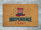 Independence Day Mat, USA Flag Door Mat, Patriotic Door Mats, Funny Doormat, Welcome Mats