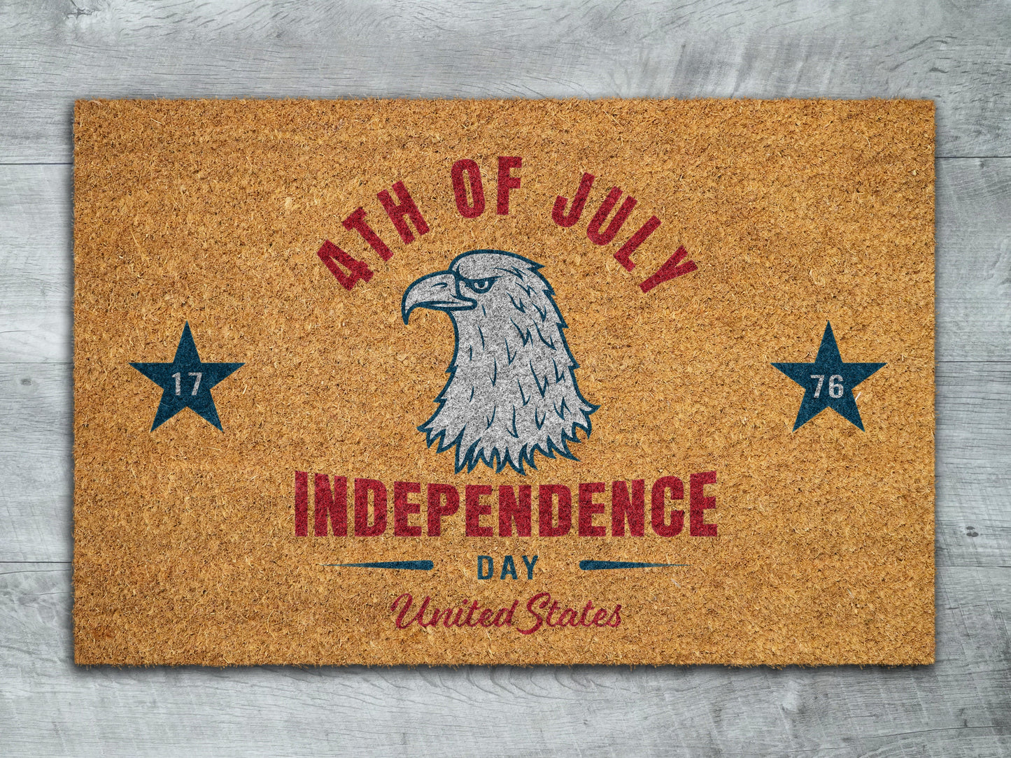 Independence Day Doormat Mat, 4th of July Door Mat, Patriotic Door Mats, Funny Doormat, Welcome Mats