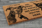 Cane Corso and Pitbull Door Mat,  Funny We Know You ARE Here Door Mats, Cane Corso Doormat, Pitbull Coir Mat, Cane Corso Welcome Mats