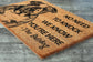 Bulldog Door Mat, Bulldog We Know You ARE Here Spring Door Mats, Bulldogs Doormat, Welcome Bulldog Outdoor Coir Mats, Bulldog Door Mat