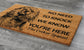 Cocker Spaniel Door Mat, The Cocker Spaniel We Know You ARE Here Spring Door Mats, Cocker Spaniel Doormat, Welcome Cocker Spaniel Coir Mats