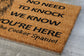Cocker Spaniel Door Mat, The Cocker Spaniel We Know You ARE Here Spring Door Mats, Cocker Spaniel Doormat, Welcome Cocker Spaniel Coir Mats