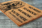 Cocker Spaniel Door Mat, The Cocker Spaniel We Know You ARE Here Spring Door Mats, Cocker Spaniel Doormat, Welcome Cocker Spaniel Coir Mats