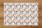 Cute Dogs Pattern Gift Wrapping Paper, All Dogs Wrapping Paper, Dogs Birthday Wrapping Paper, Floral Wrapping Paper, Birthday Wrapping Paper