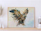 Watercolor Eagle Painting Print, Canvas Eagle Print, Watercolor Eagle Art Paper Print