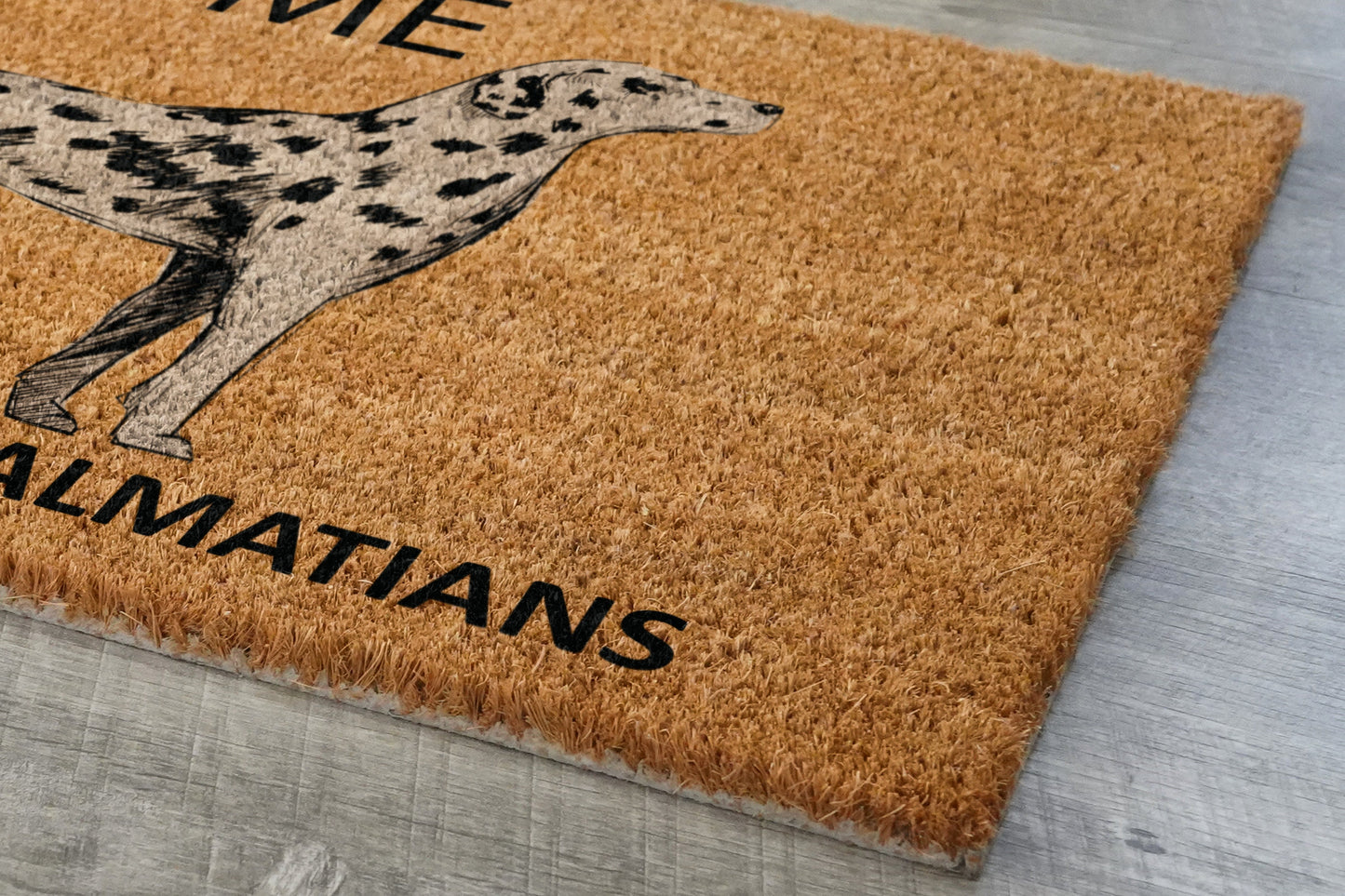 Dalmatians Door Mat, Welcome Hope You Like Dalmatians, Welcome Doormats, New Home Gift, Wedding Gift Doormat, Welcome Mat