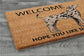 Dalmatians Door Mat, Welcome Hope You Like Dalmatians, Welcome Doormats, New Home Gift, Wedding Gift Doormat, Welcome Mat