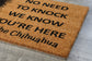 Welcome Chihuahuas Doormat,  Chihuahuas Door Mat, No Need to Knock Chihuahua Doormat, Welcome Chihuahua Doormats, Welcome Dog Breed Mat