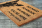 Belgian Malinois Doormat, Belgian Malinois Mat, No Need to Knock Belgian Malinois Shepherd Doormat, Welcome Dog Breed Mat Belgian Shepherd