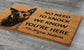 Belgian Malinois Doormat, Belgian Shepherd Mat, No Need to Knock Belgian Malinois Shepherd Doormat, Welcome Dog Breed Mat Belgian Shepherd