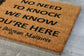 Belgian Malinois Doormat, Belgian Shepherd Mat, No Need to Knock Belgian Malinois Shepherd Doormat, Welcome Dog Breed Mat Belgian Shepherd