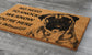 Bullmastiff Mat, We Know You ARE Here Door Mats, Bullmastiff Funny Doormat, Bullmastiff Welcome Mats, Bullmastiff Coir Mat, Bullmastiff Mat