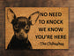 Welcome Chihuahua Doormat, No Need to Knock Chihuahua Door Mat, Chihuahuas Doormat, Welcome Chihuahuas Doormats, Welcome Dog Breed Mats