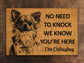 Welcome Chihuahua Doormat, No Need to Knock Chihuahuas Door Mat, Chihuahua Doormat, Welcome Chihuahuas Doormats, Welcome Dog Breed Mats