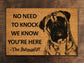 Bullmastiff Mat, We Know You ARE Here Door Mats, Bullmastiff Funny Doormat, Bullmastiff Welcome Mats, Bullmastiff Coir Mat, Bullmastiff Mat