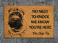 The Shar-Pei Door Mat,  Shar-Pei We Know You ARE Here Spring Door Mats, Funny  Shar-Pei Doormat, Welcome Mats
