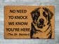 The St. Bernard Home Door Mat, Pitbull We Know You ARE Here Coir Doormat, Spring Door Mats, Funny Doormat, Welcome Mats